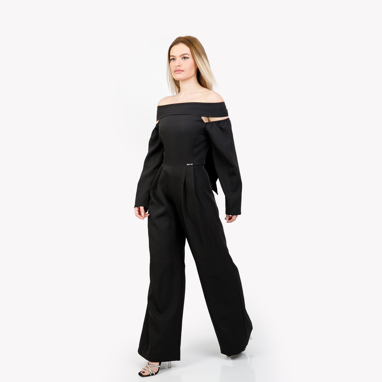 Salopeta cu funda la spate – neagra