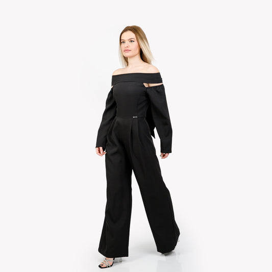 Salopeta cu funda la spate – neagra