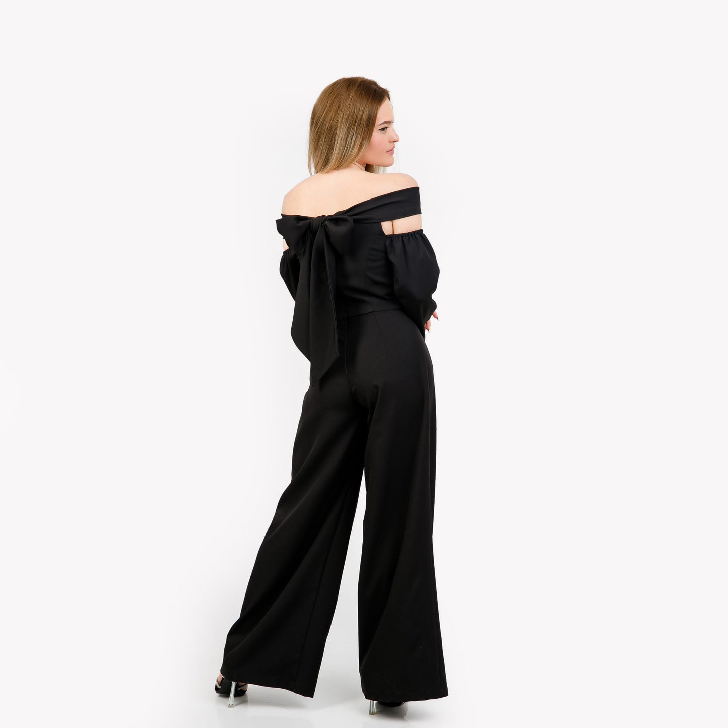 Salopeta cu funda la spate – neagra