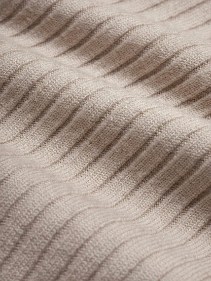 Compleu din 2 piese, bluza și pantaloni maro din piele cu dantelă - crem/maro