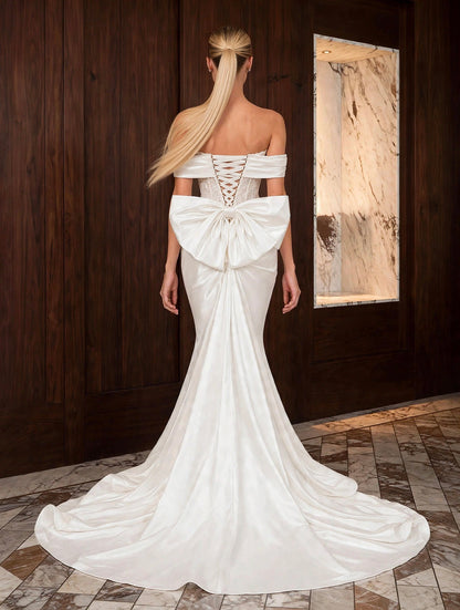 Rochie ISADORA - Ivory Draped Couture