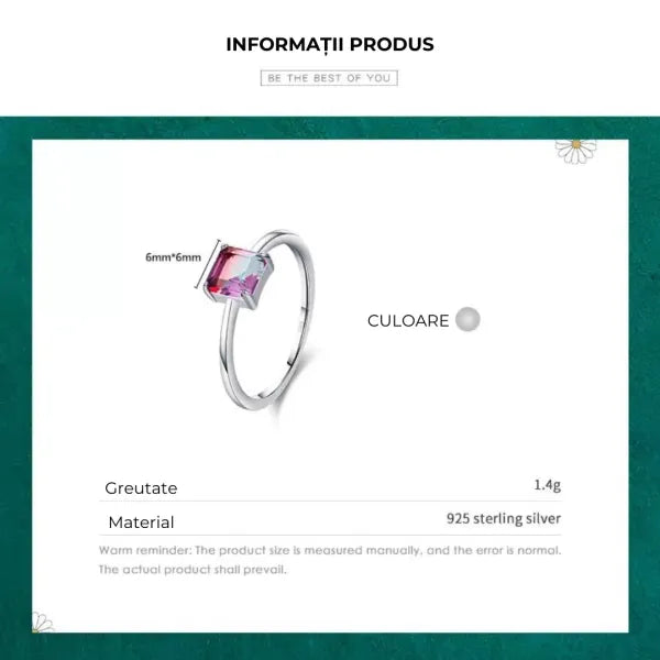 Set cadou – inel Gemstone Grace + portmoneu Calvin Klein