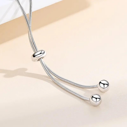 Bratara din argint ajustabila - Pendant Bracelet Full Diamond