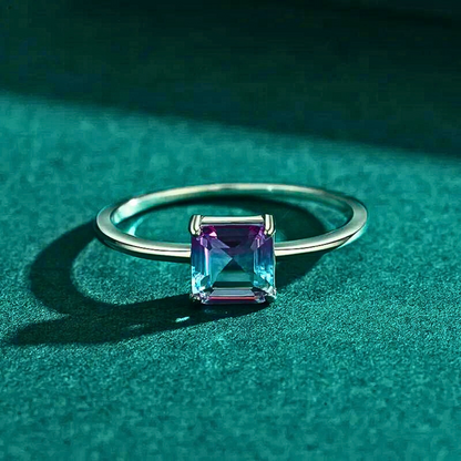 Inel din argint cu piatra colorata - Gemstone Grace