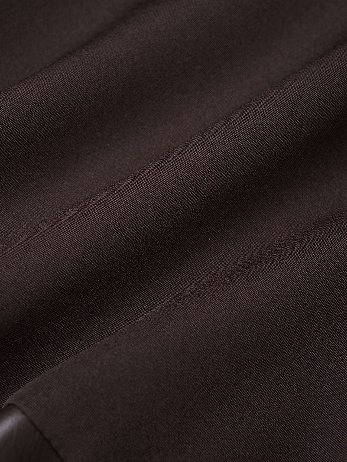 Sacou corset cu insert piele ecologică și închidere cu clipsuri metalice - maro