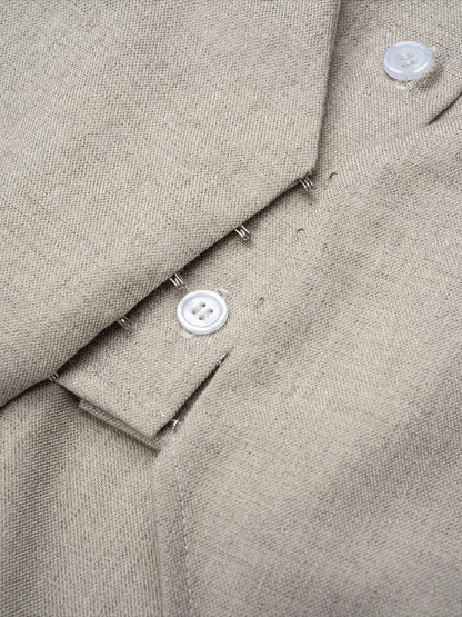 Cămașa elastică în talie - khaki