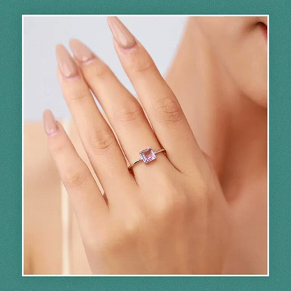 Inel din argint cu piatra colorata - Gemstone Grace