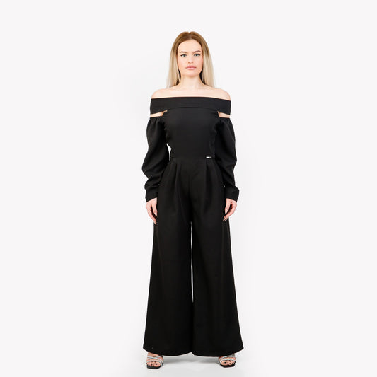Salopeta cu funda la spate – neagra