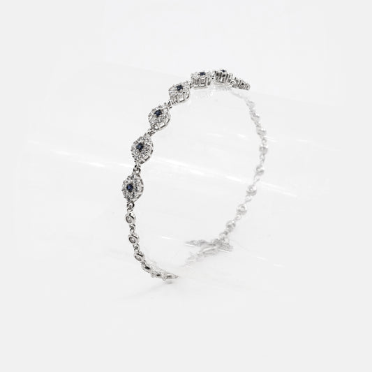 Bratara din argint ochi norocos - Blue Eye Charm