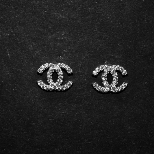 Cercei Chanel din argint - CHANEL Crystal Maxi