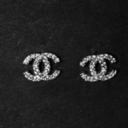 Cercei Chanel din argint - CHANEL Crystal Mini