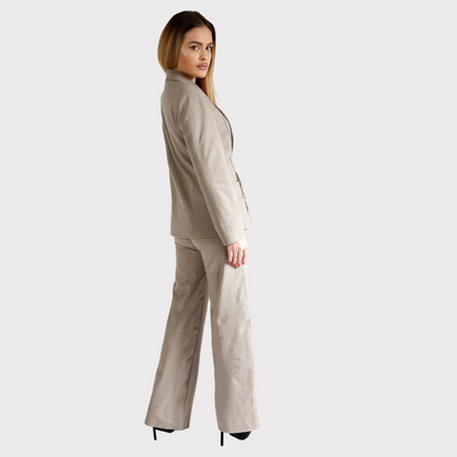Compleu din 2 piese, sacou și pantaloni – gri