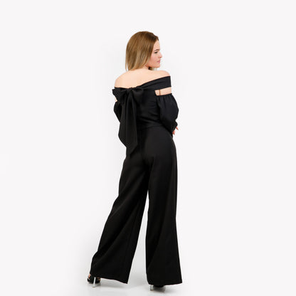 Salopeta cu funda la spate – neagra