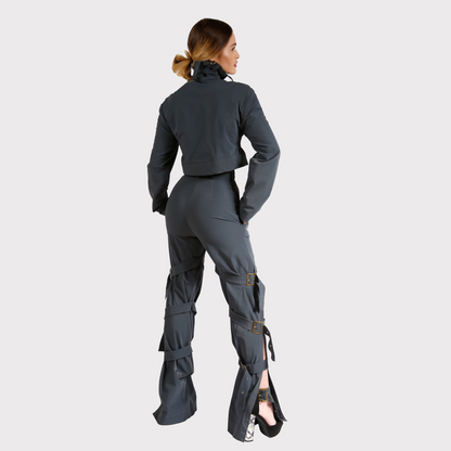 Compleu din 2 piese, geaca si pantaloni – gri