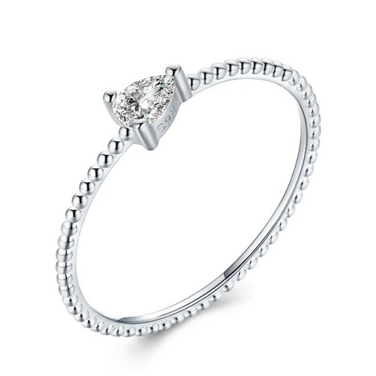 Inel din argint cu piatra - Silver Sparklet