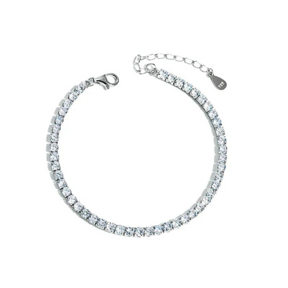 Bratara din argint cu diamante - Sparkling Elegance