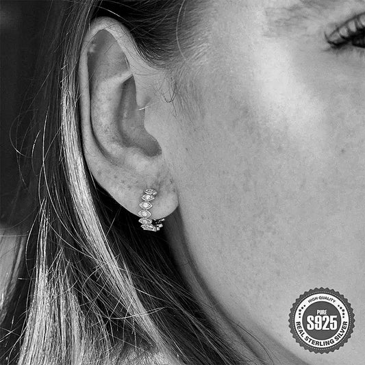 Cercei din argint cu pietre - Spice Silver